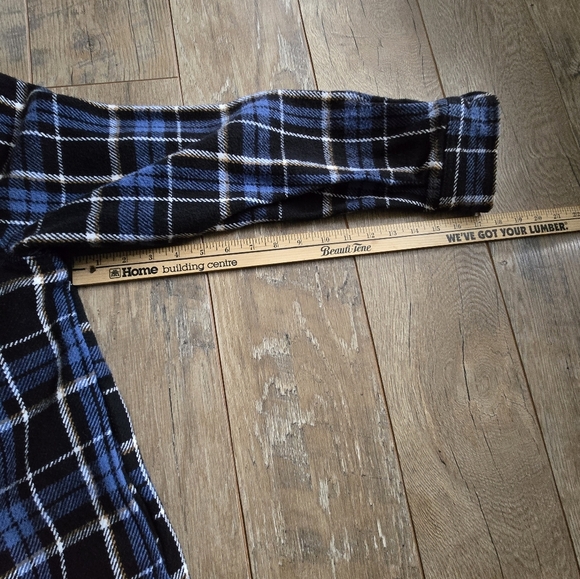 FRANK By FRANK & OAK NEW Men's Blue & Black Plaid Large Cotton Shacket  1645057 - Picture 6 of 12